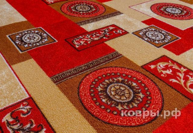 ковролин VITEBSK принт 8-ми цветное полотно p1518a2p 45 — фото 3