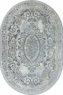 Ковер SAHARA 00766A GREY HB / L.BLUE FDY Овал