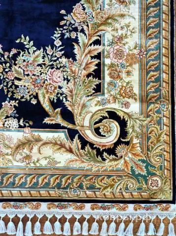 ковер ручной работы Шелковый Китайский ковер ручной работы 3.02x1.99 — фото 4