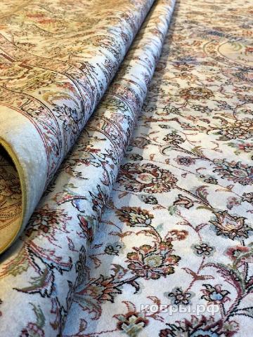 ковер ручной работы Шелковый Китайский ковер ручной работы 3.15x4.35 — фото 6