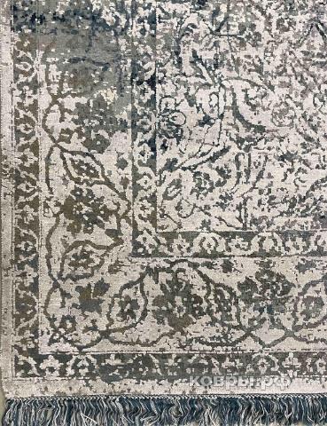 ковер ручной работы Индийский ковер ручной работы из шелка и шерсти 3x2.43 — фото 2