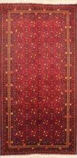 Афганский ковер ручной работы из шелка и шерсти Hamamadi (Хамамади) 2x1