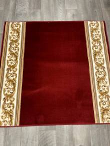 Коврик № 1343,бордовый,размер 1,6 на 1,48 метра