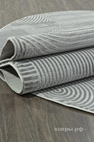 ковер VALENTIS SIROCCO E508AQ D.GREY / GREY Овал — фото 4