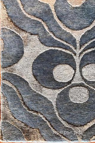 ковер ручной работы Индийский ковер ручной работы из шелка и шерсти 2.78x1.9 — фото 2