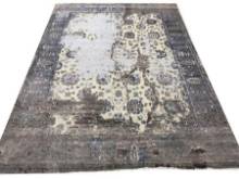 Индийский ковер ручной работы из шелка и шерсти 2.42x1.76