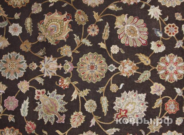 ковер ручной работы Индийский ковер ручной работы из шелка и шерсти Aurora (Аврора) 3.02x2.01 — фото 2