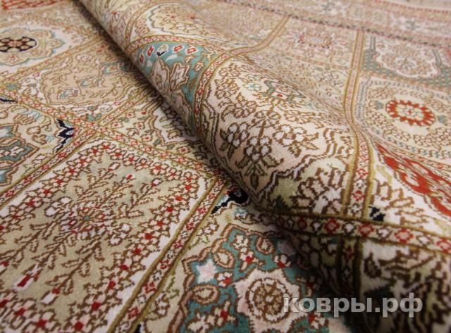 ковер ручной работы Шелковый Китайский ковер ручной работы 400 lines (400 линий) 1.25x1.75 — фото 3