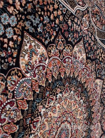 ковер Merinos Shahreza d415 CREAM-NAVY Овал — фото 7