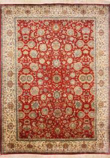 Шелковый Индийский ковер ручной работы Kashmir (Кашмир)  1.49x2.17