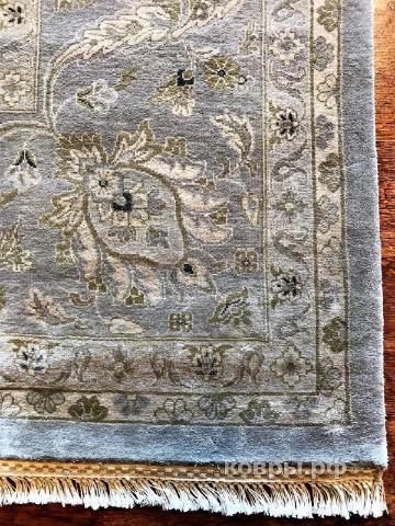 ковер ручной работы Шелковый Индийский ковер ручной работы Agra (Агра) 4.29x3.07 — фото 4