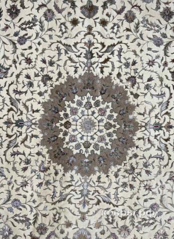 ковер ручной работы Индийский ковер ручной работы из шелка и шерсти Rajkumar (Ражкумар) 4.15x3 — фото 5