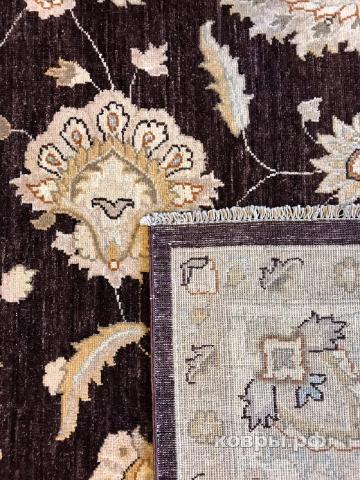 ковер ручной работы Шелковый Афганский ковер ручной работы Сhoubi Ziegler (Чуби зиглер)3.6x2.72 — фото 3