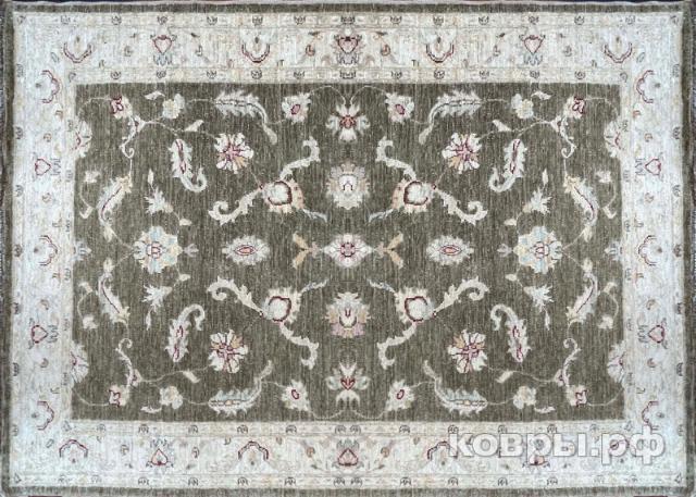ковер ручной работы Афганский ковер ручной работы из шелка и шерсти Сhoubi Ziegler (Чуби зиглер) 1.88x1.22