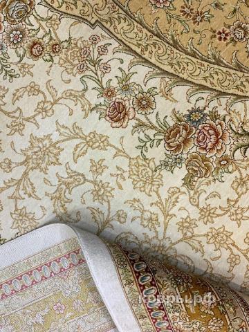 ковер ручной работы Шелковый Китайский ковер ручной работы Hereke (Хереке) 4.33x6.27 — фото 6