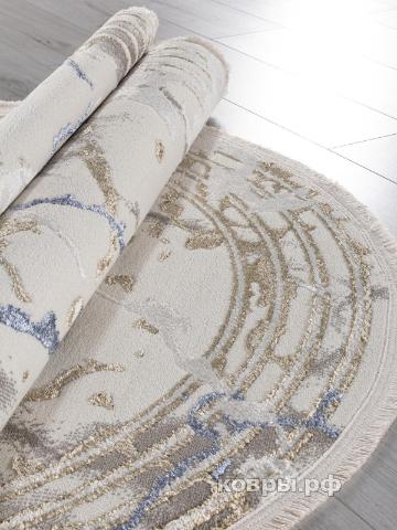 ковер Ковер KARDELEN MOSSO 27243A GRY / NAVY Овал — фото 3