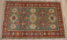 Пакистанский ковер ручной работы Казах 1.18x1.88м