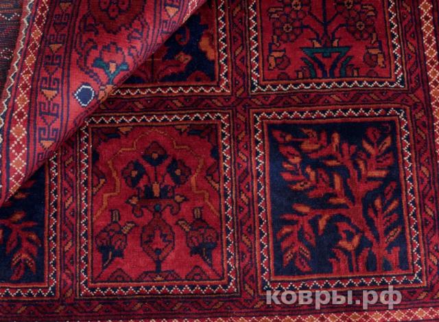 ковер ручной работы Афганский ковер ручной работы Белджик 1.0x1.12м — фото 11