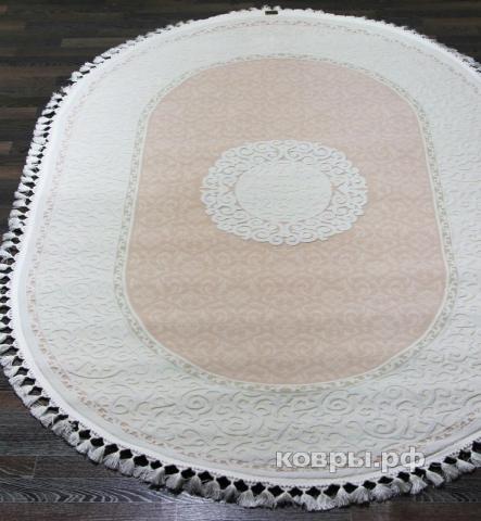 ковер KARMEN HALI HUNKAR 07908A PINK / PINK Овал — фото 2