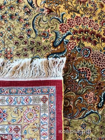 ковер ручной работы Шелковый Китайский ковер ручной работы 4.32x3.04 — фото 2