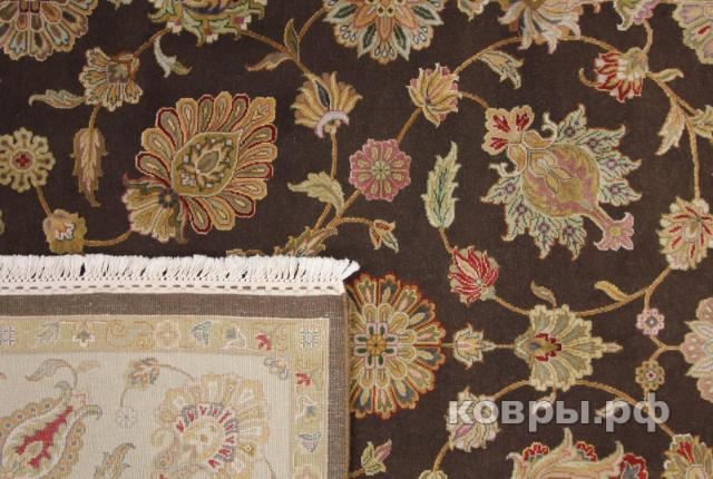 ковер ручной работы Индийский ковер ручной работы из шелка и шерсти Aurora (Аврора) 3.02x2.01 — фото 3