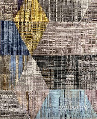 ковер ручной работы Индийский ковер ручной работы из шелка и шерсти 4.65x3.71 — фото 7