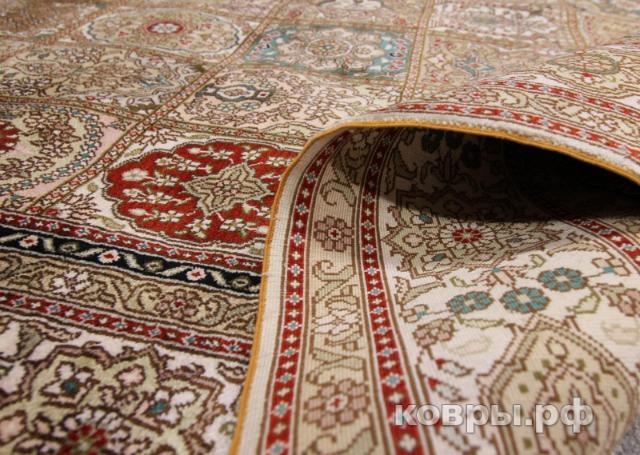 ковер ручной работы Шелковый Китайский ковер ручной работы 400 lines (400 линий) 1.25x1.75 — фото 4