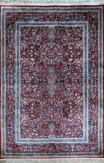 Шелковый Китайский ковер ручной работы 400 lines (400 линий) 1.25x1.85 Шелковый Китайский ковер ручной работы 400 lines (400 линий) 1.25x1.85