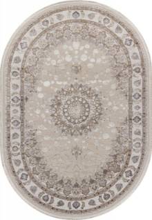 Кремовый ковер Ковер ZARINA A050B L.BEIGE / CREAM Овал