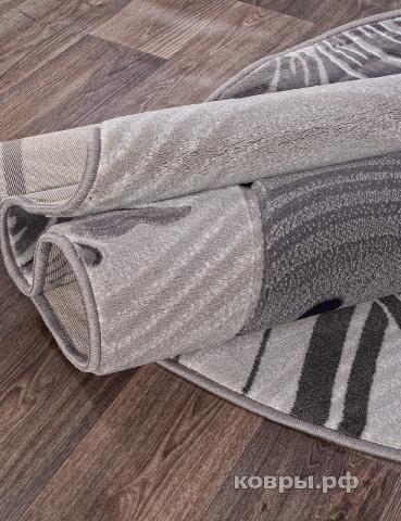 ковер Merinos Mega Carving 4780 GRAY Овал — фото 3