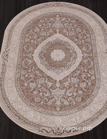 ковер KARMEN HALI ARMINA 03874B BROWN / BROWN Овал — фото 2