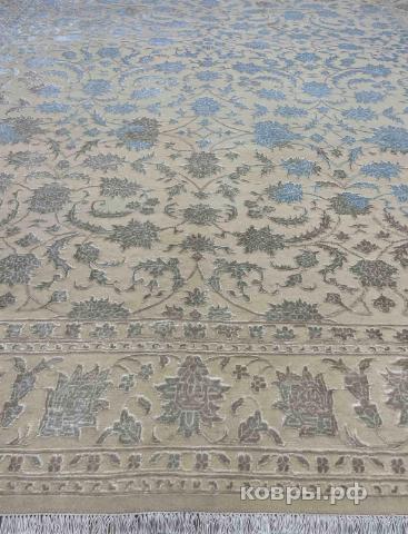 ковер ручной работы Индийский ковер ручной работы из шелка и шерсти Rajkumar (Ражкумар) 3.05x2.1 — фото 4