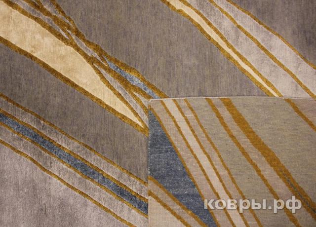 ковер ручной работы Индийский ковер ручной работы из шелка и шерсти 3.06x2.51 — фото 3