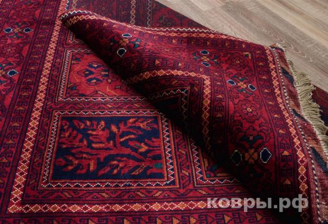 ковер ручной работы Афганский ковер ручной работы Белджик 1.0x1.12м — фото 12