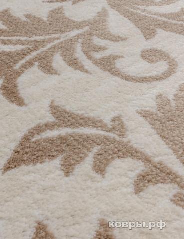 ковер Merinos Valencia Deluxe d327 cream-brown овал — фото 4