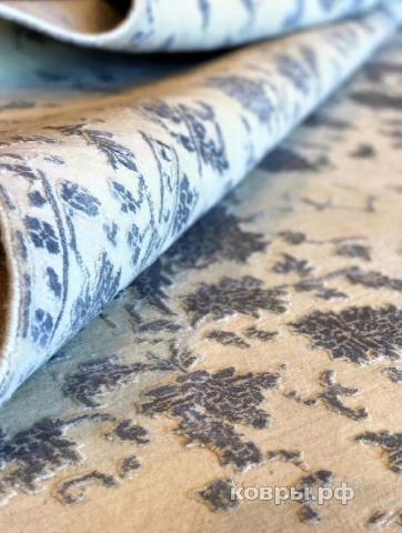 ковер ручной работы Индийский ковер ручной работы из шелка и шерсти Rajkumar (Ражкумар) 2.41x1.75 — фото 2