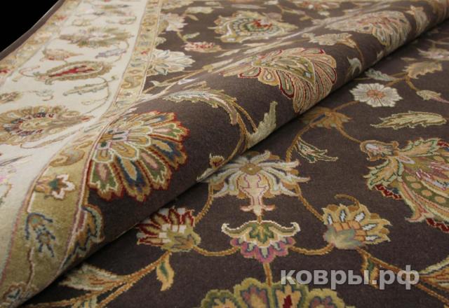 ковер ручной работы Индийский ковер ручной работы из шелка и шерсти Aurora (Аврора) 3.02x2.01 — фото 4