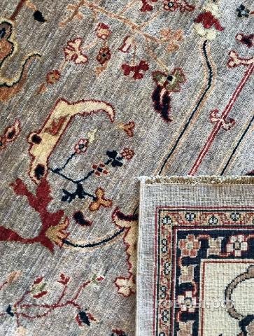 ковер ручной работы Шелковый Афганский ковер ручной работы Bidjar (Биджар) 3.65x2.76 — фото 2