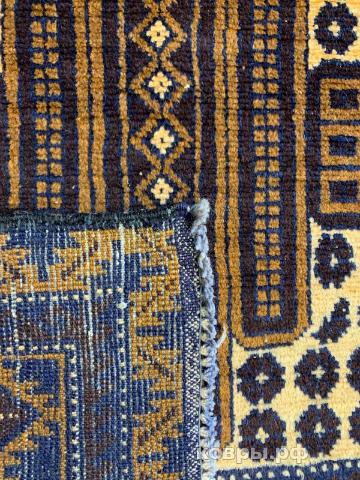 ковер ручной работы Шерстяной Афганский ковер ручной работы Temir Baluch (Темир Балуч) 1.3x0.83 — фото 2