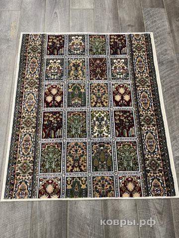 Халява Коврик № 1724,бежево-серый,размер 1 на 1,2 метра