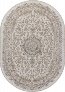Кремовый ковер Ковер MOSSO 27239A CREAM / NAVY Овал