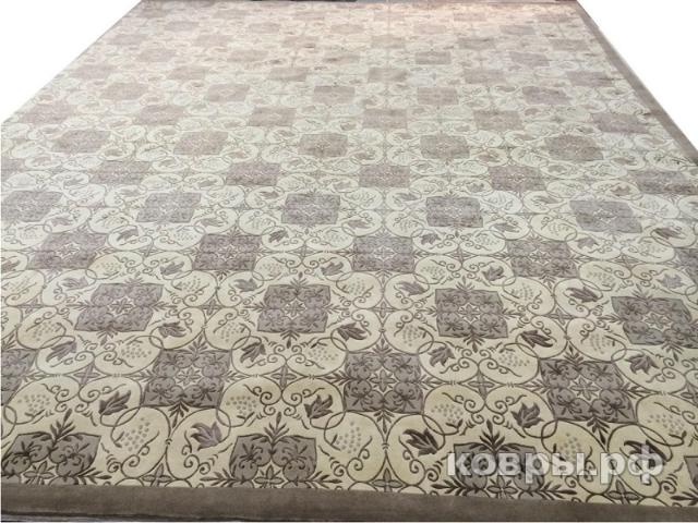 ковер ручной работы Дизайнерский ковер ручной работы из шерсти дикого яка 069 3.66x4.57 — фото 2