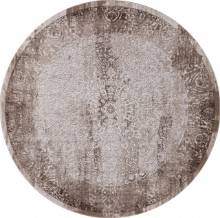 Круглый турецкий ковер в гостиную ARMINA 03878B BROWN / BROWN Круглый турецкий ковер в гостиную ARMINA 03878B BROWN / BROWN