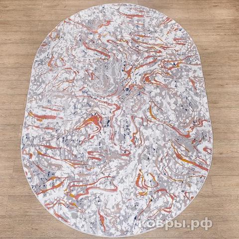 ковер Karmen hali Color K023B P_BEIGE / P_D_BLUE овал