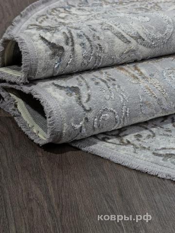 ковер ALPIN SAHARA 00766A GREY HB / L.BLUE FDY Овал — фото 4