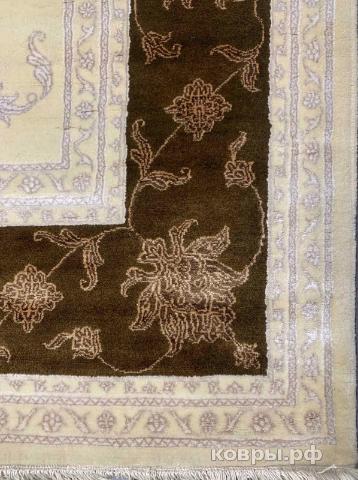 ковер ручной работы Индийский ковер ручной работы из шелка и шерсти Radjput (Раджпут) 1.97x2.96 — фото 2