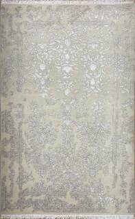 Индийский ковер ручной работы из шелка и шерсти 1.51x0.91