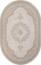 ковер Ковер ROZA SIESTA M029A WHITE / LIGHT BEIGE Овал