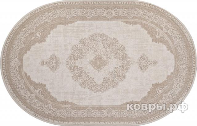 ковер Ковер Классический ROZA SIESTA M029A WHITE / LIGHT BEIGE Овал