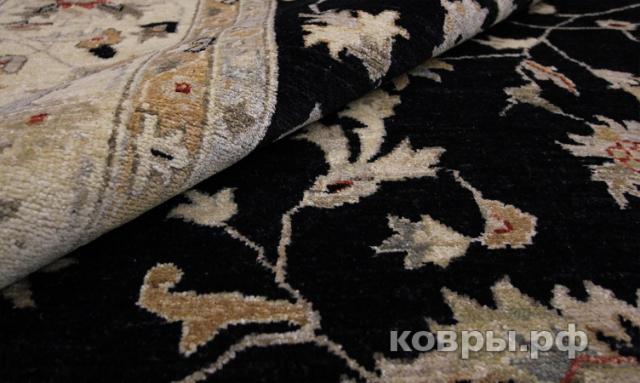 ковер ручной работы Шерстяной Афганский ковер ручной работы Сhoubi Ziegler (Чуби зиглер) 3.17x2.47 — фото 4